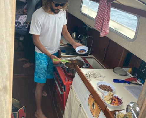 cooking crossing_atlantic_sailing_eastbound