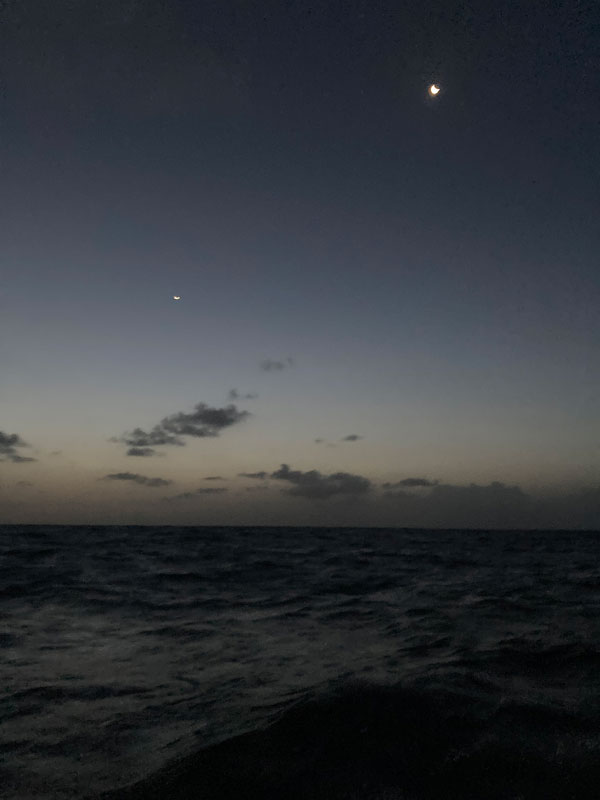 moon-and-Venus Moon and Venus